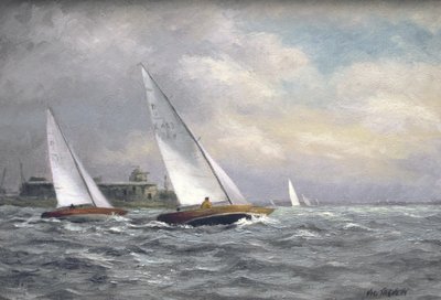 Dragons at Garrison Point by Vic Trevett